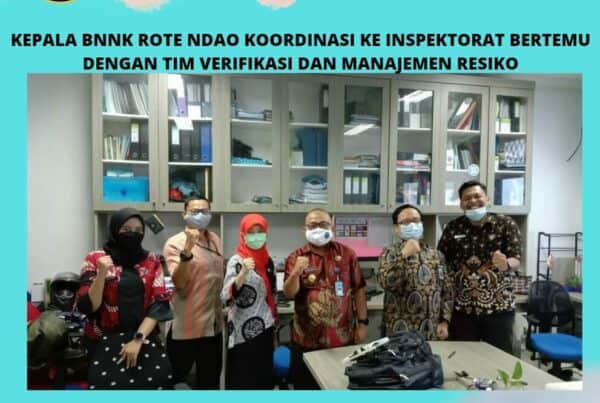 Kepala BNNK Rote Ndao Koordinasi Ke Inspektorat Bertemu Dengan Tim verifikasi dan Manajemen Resiko Kepala BNNK Rote Ndao Koordinasi Ke Inspektorat Bertemu Dengan Tim verifikasi dan Manajemen Resiko
