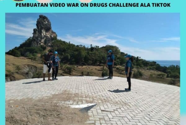 Pembuatan Video War On Drugs Challenge Ala Tiktok