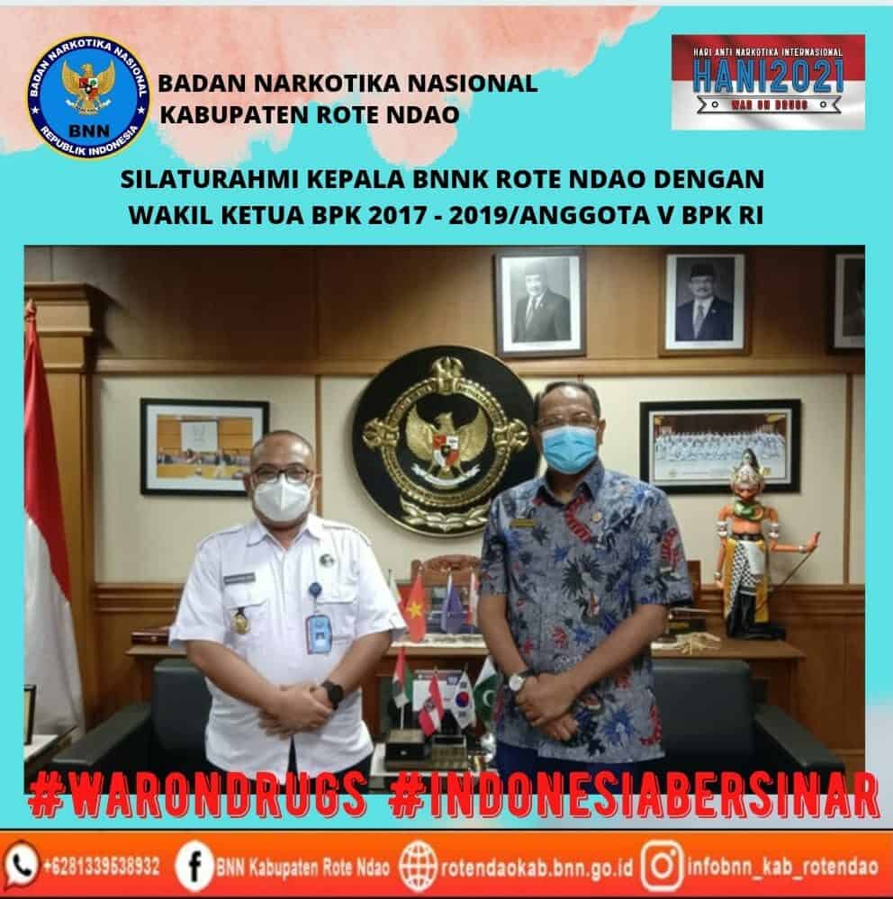 Silaturami Kepala BNNK Rote Ndao Dengan Wakil Ketua BPK 2017-2019/Anggota V BPK RI Silaturami Kepala BNNK Rote Ndao Dengan Wakil Ketua BPK 2017-2019/Anggota V BPK RI