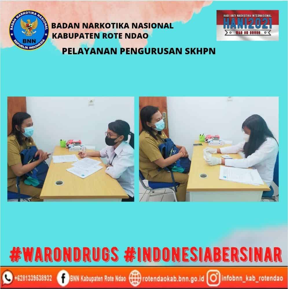 Pelayanan pengurusan SKHPN di Klinik Pratama BNNK Rote Ndao Pelayanan pengurusan SKHPN di Klinik Pratama BNNK Rote Ndao