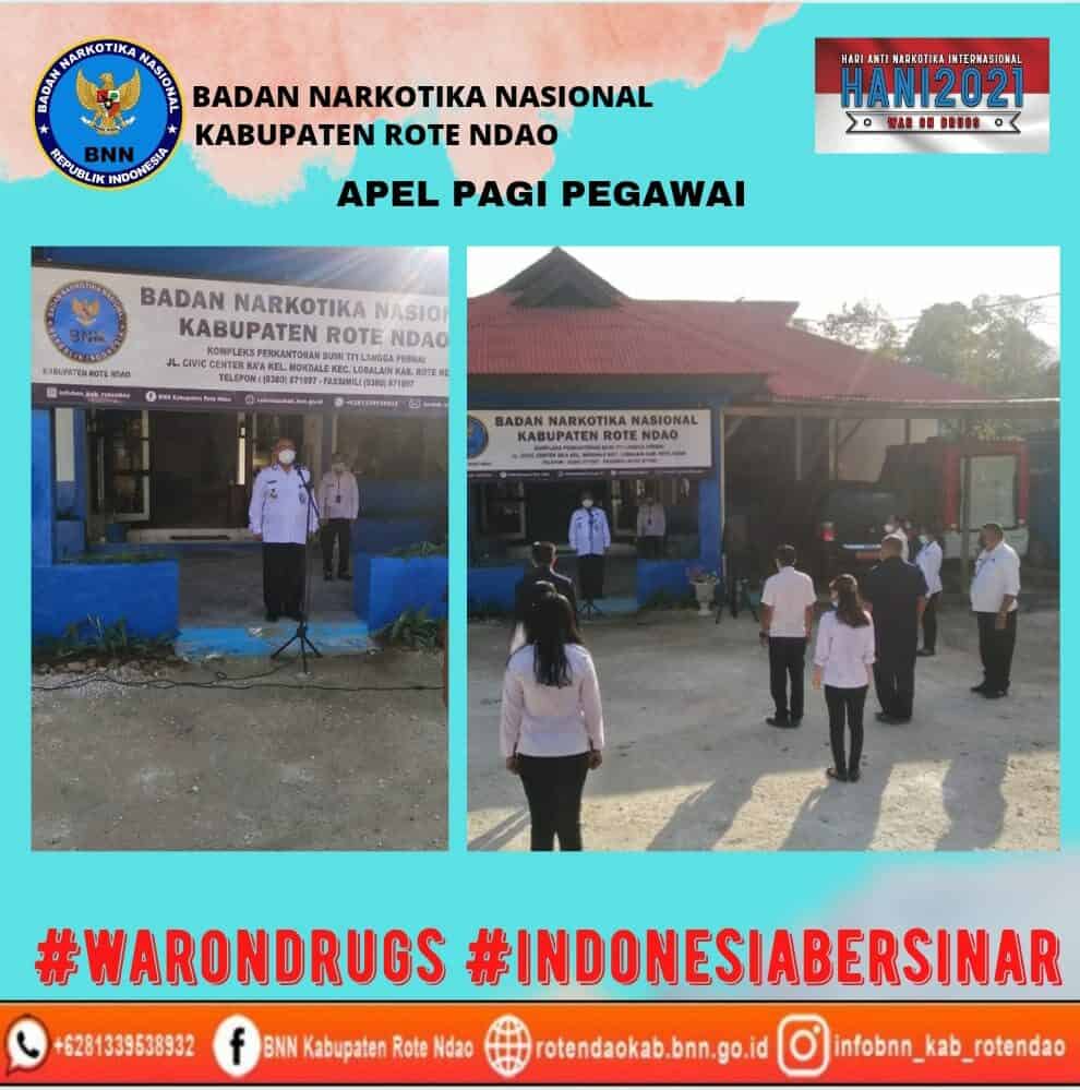 Apel Pagi Pegawai BNNK Rote Ndao Apel Pagi Pegawai BNNK Rote Ndao