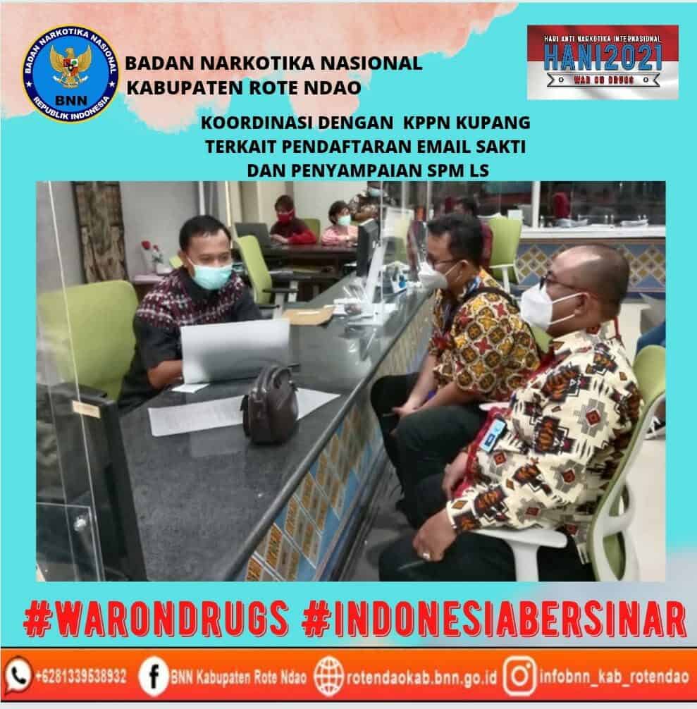 Koordinasi dengan KPPN Kupang terkait pendaftaran Email Sakti Koordinasi dengan KPPN Kupang terkait pendaftaran Email Sakti