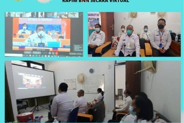 Rapim BNN RI Secara Virtual