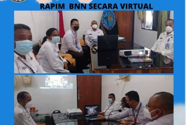 Rapim BNN RI Secara Virtual