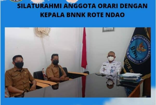 Silaturahmi Anggota ORARI dengan Kepala BNNK Rote Ndao