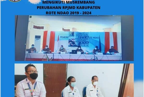 Mengikuti Musrenbang perubahan RPJMD Kabupaten Rote Ndao 2019 – 2024