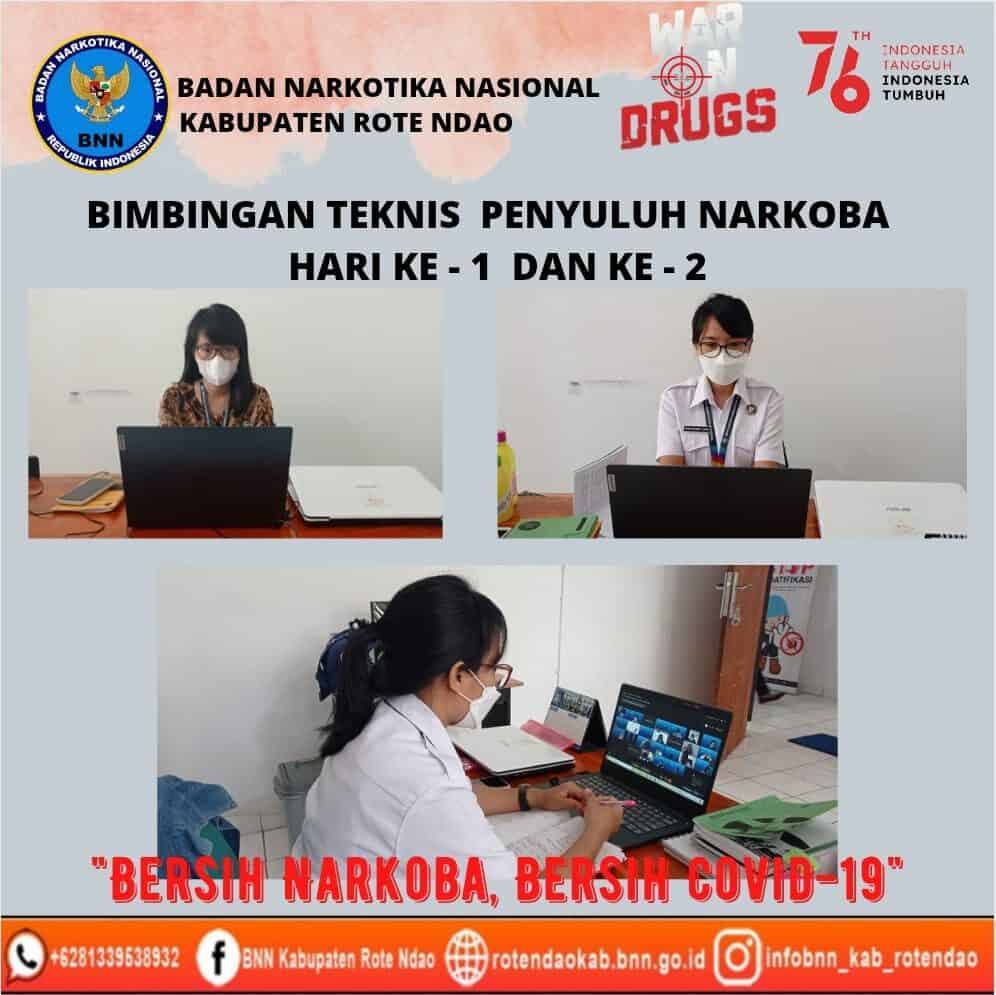 Bimbingan Teknis Penyuluh Narkoba Hari Ke-1 dan Ke-2 Bimbingan Teknis Penyuluh Narkoba Hari Ke-1 dan Ke-2