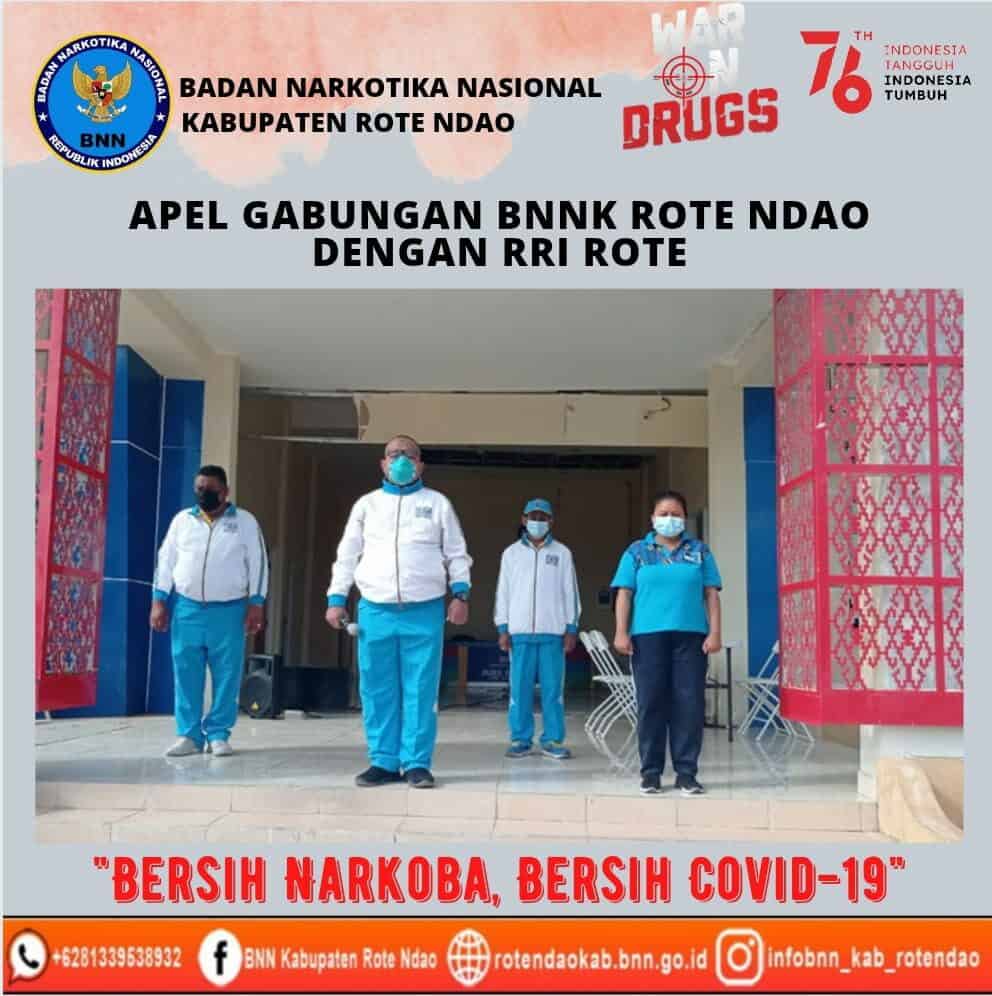 Apel Gabungan BNNK Rote Ndao Dengan RRI Apel Gabungan BNNK Rote Ndao Dengan RRI
