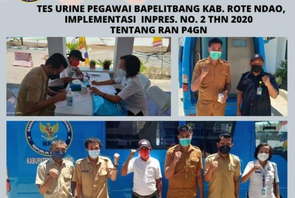 Tes Urine Pegawai Bapelitbang Kabupaten Rote Ndao, lmplementasi Inpres Nomor 2 Tahun 2020 Tentang RAN P4GN Tes Urine Pegawai Bapelitbang Kabupaten Rote Ndao, lmplementasi Inpres Nomor 2 Tahun 2020 Tentang RAN P4GN