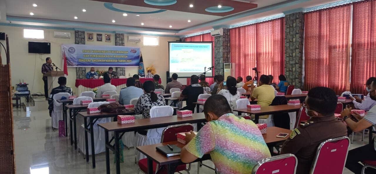 Workshop penguatan kapasitas aparat penegak hukum dalam mewujudkan kota tanggap ancaman narkoba pada sektor kewilayahan tahun 2021 Workshop penguatan kapasitas aparat penegak hukum dalam mewujudkan kota tanggap ancaman narkoba pada sektor kewilayahan tahun 2021