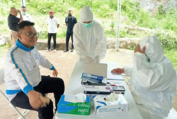 Deteksi Virus Covid – 19 Dilakukan Swab Antigen Pegawai BNNK Rote Ndao