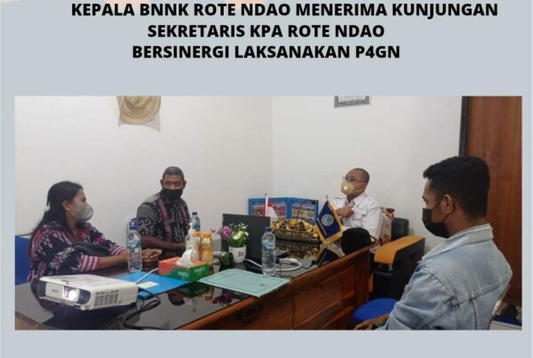 Bersinergi Sekretaris KPA Berkunjung ke BNNK Rote Ndao