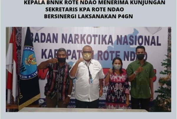 Bersinergi, Sekretaris KPA Kabupaten Rote Ndao berkunjung ke BNNK Rote Ndao