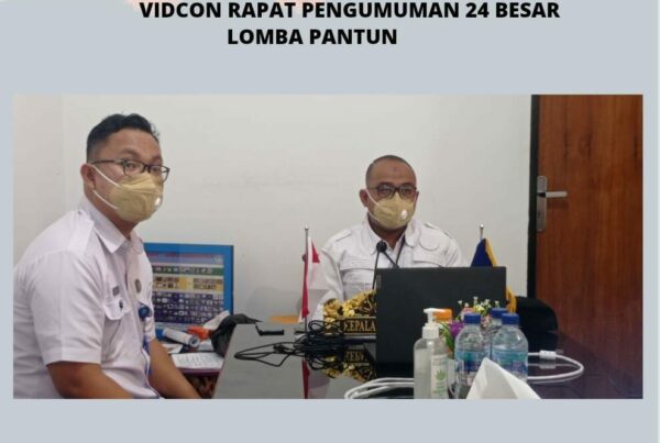 Virtual meeting penjurian 24 besar lompa pantun BNN RI