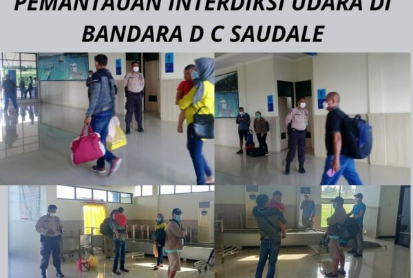 Seksi Pemberantasan Melaksanakan Kegiatan Pemantauan Interdiksi Udara di Bandara D. C. Saudale Rote