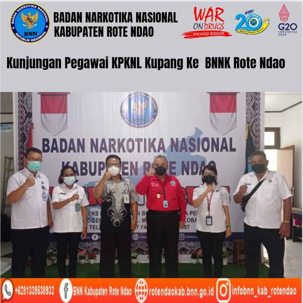 Kunjungan Pegawai KPKPNL berkunjung ke BNNK Rote Ndao