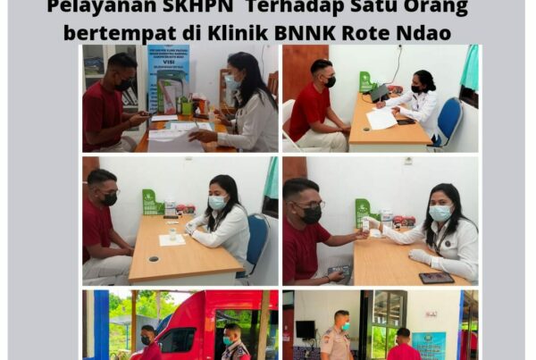 Seksi Rehabilitasi Melaksanakan Kegiatan Layanan Pengurusan SKHPN di Klinik BNNK Rote Ndao