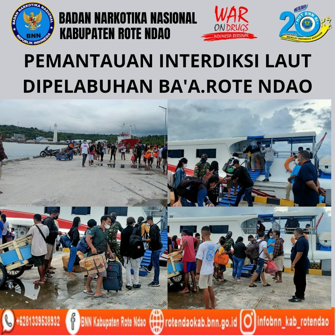 Melaksanakan Kegiatan Pemantauan Interdiksi Laut di Pelabuhan Ba'a. Rote Ndao Seksi Pemberantasan Melaksanakan Kegiatan Pemantauan Interdiksi Laut di Pelabuhan Ba’a. Rote Ndao