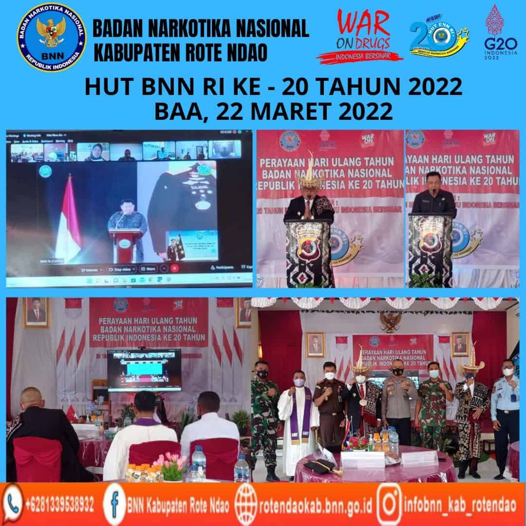 Perayaan HUT BNN RI Ke - 20 Tahun 2022. Perayaan HUT BNN RI Ke – 20 Tahun 2022.