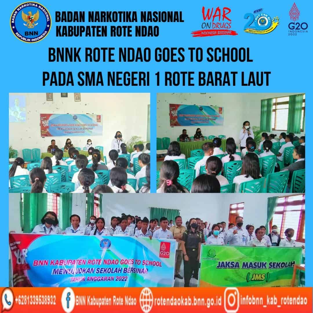 BNNK Rote Ndao Goes To School Mewujudkan Sekolah Bersinar pada SMA Negeri 1 Rote Barat Laut. BNNK Rote Ndao Goes To School Mewujudkan Sekolah Bersinar pada SMA Negeri 1 Rote Barat Laut.