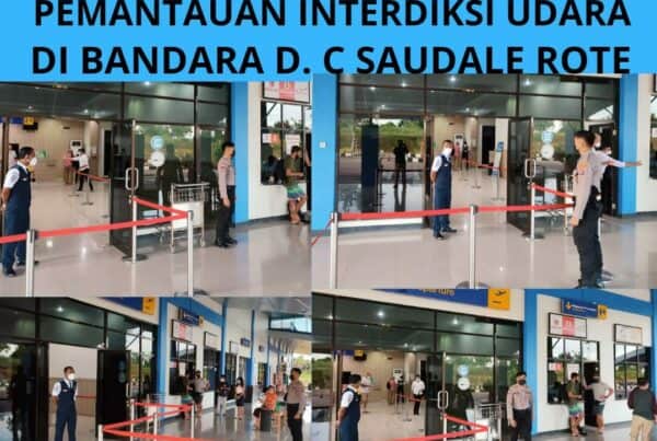 Seksi Pemberantasan Melaksanakan Pemantauan Interdiksi Udara di Bandara D.C. Saudale Rote Ndao