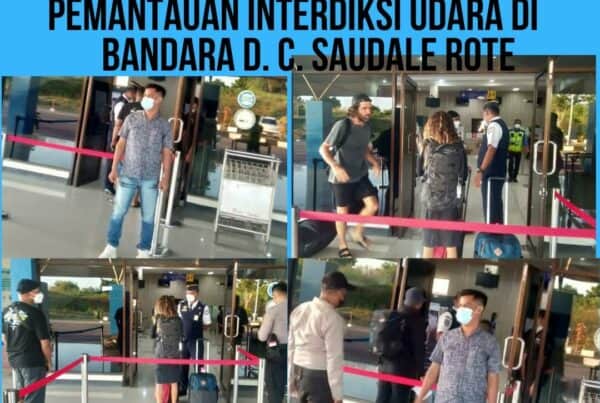 Seksi Pemberantasan Melaksanakan Pemantauan Interdiksi Udara di Bandara D.C. Saudale Rote Ndao