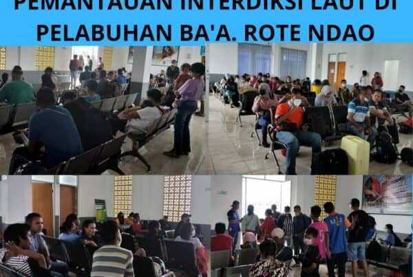 Seksi Pemberantasan Melaksanakan Pemantauan Interdiksi Laut di Pelabuhan Ba’a – Rote Ndao.