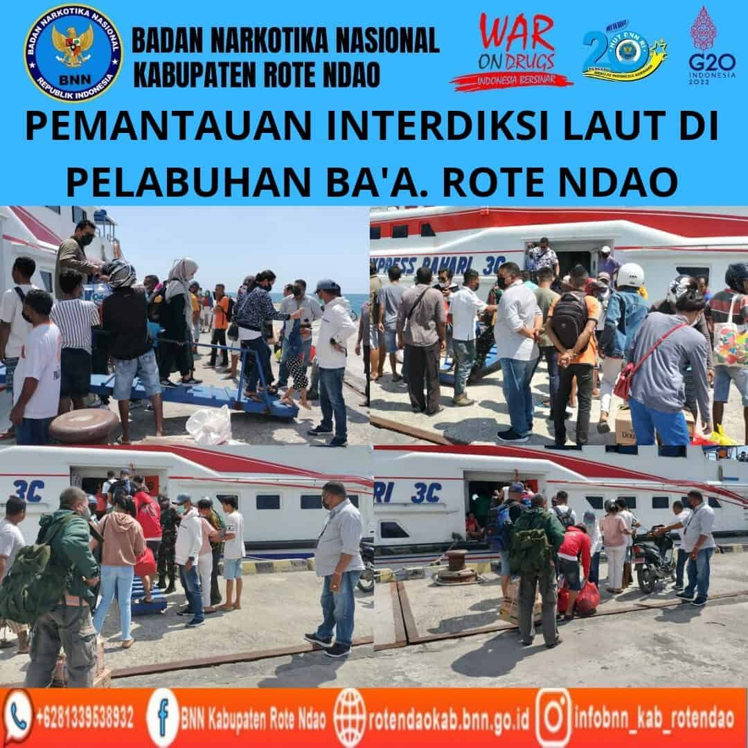 Seksi Pemberantasan Melaksanakan Pemantauan Interdiksi Laut di Pelabuhan Ba'a - Rote Ndao. Seksi Pemberantasan Melaksanakan Pemantauan Interdiksi Laut di Pelabuhan Ba’a – Rote Ndao.