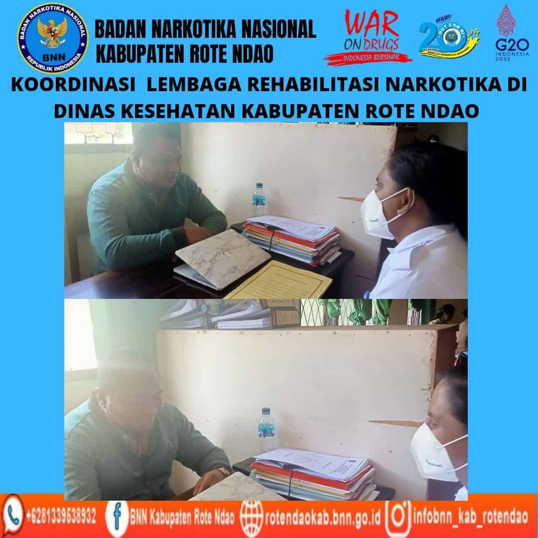 Kegiatan Koordinasi Lembaga Rahabilitasi di Dinas Kesehatan Kabupaten Rote Ndao. Kegiatan Koordinasi Lembaga Rahabilitasi di Dinas Kesehatan Kabupaten Rote Ndao.