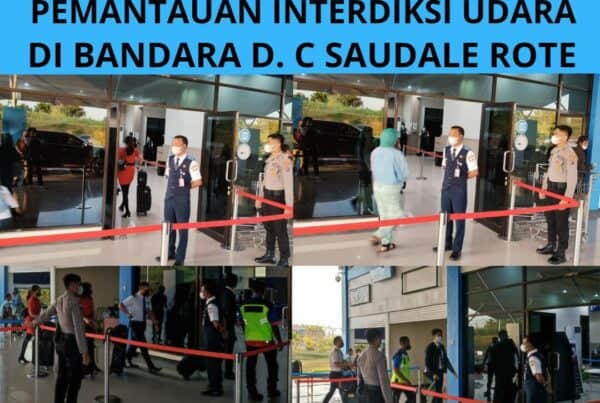 Seksi Pemberantasan Melaksanakan Pemantauan Interdiksi Udara di Bandara D.C. Saudale Rote Ndao