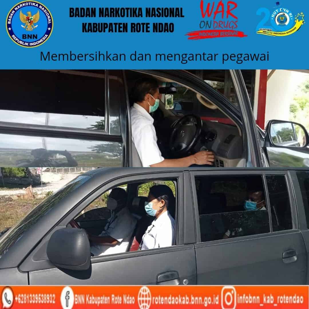 Pembersihan dan Pengecekan Kendaraan Dinas