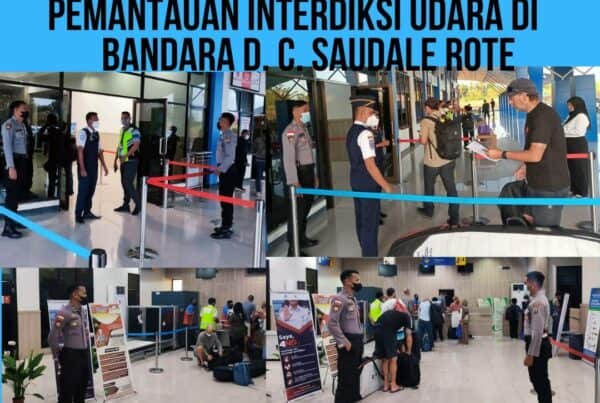 Seksi Pemberantasan Melaksanakan Pemantauan Interdiksi Udara di Bandara D.C. Saudale Rote Ndao