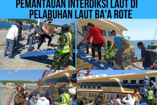 Seksi Pemberantasan Melaksanakan Pemantauan Interdiksi Laut di Pelabuhan Ba’a – Rote Ndao