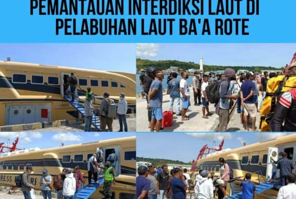 Seksi Pemberantasan Melaksanakan Pemantauan Interdiksi Laut di Pelabuhan Ba’a – Rote Ndao