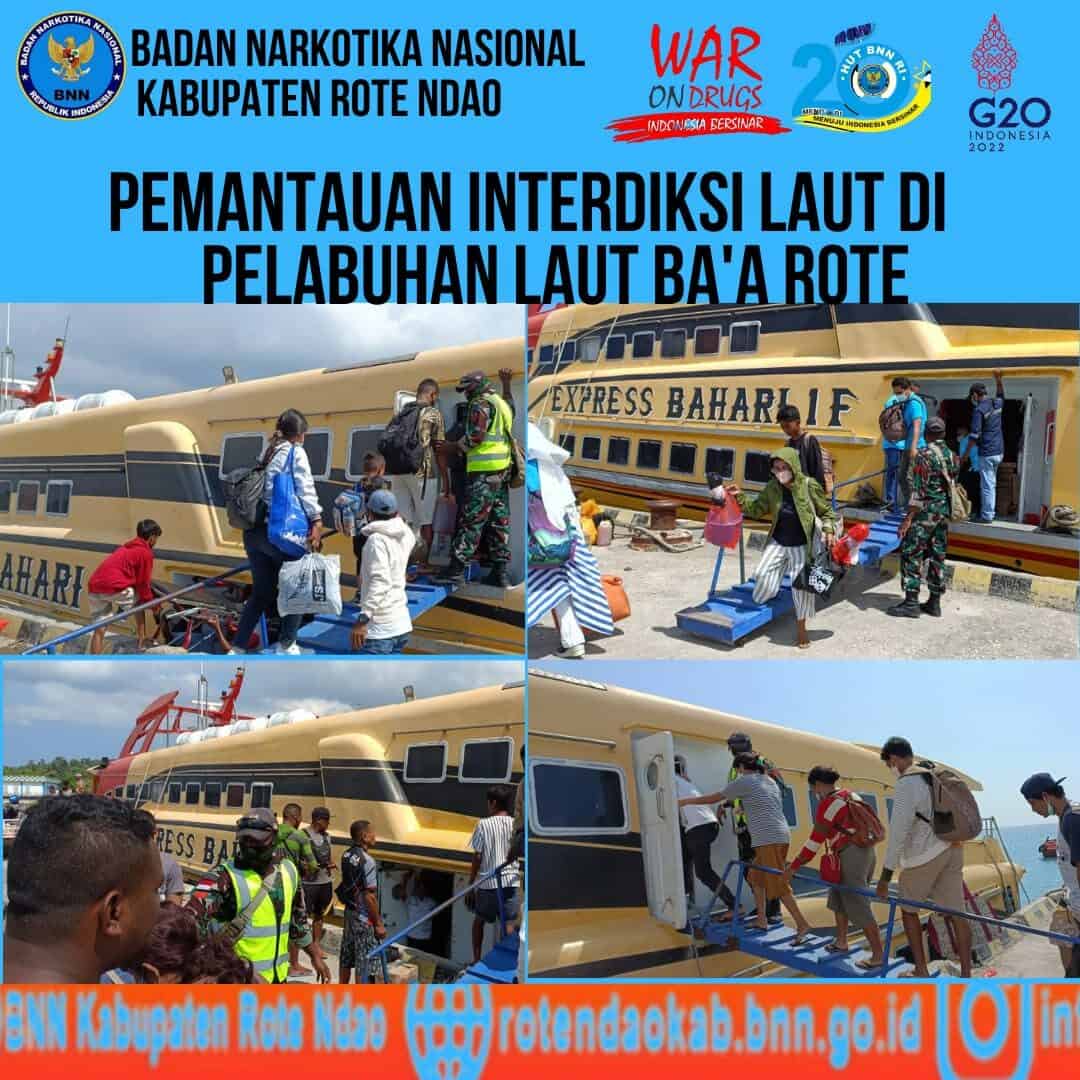 Seksi Pemberantasan Melaksanakan Pemantauan Interdiksi Laut di Pelabuhan Ba'a - Rote Ndao Seksi Pemberantasan Melaksanakan Pemantauan Interdiksi Laut di Pelabuhan Ba’a – Rote Ndao