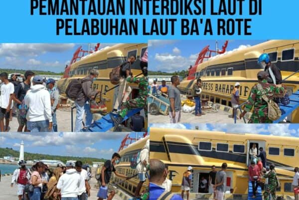 Seksi Pemberantasan Melaksanakan Pemantauan Interdiksi Laut di Pelabuhan Ba’a – Rote Ndao