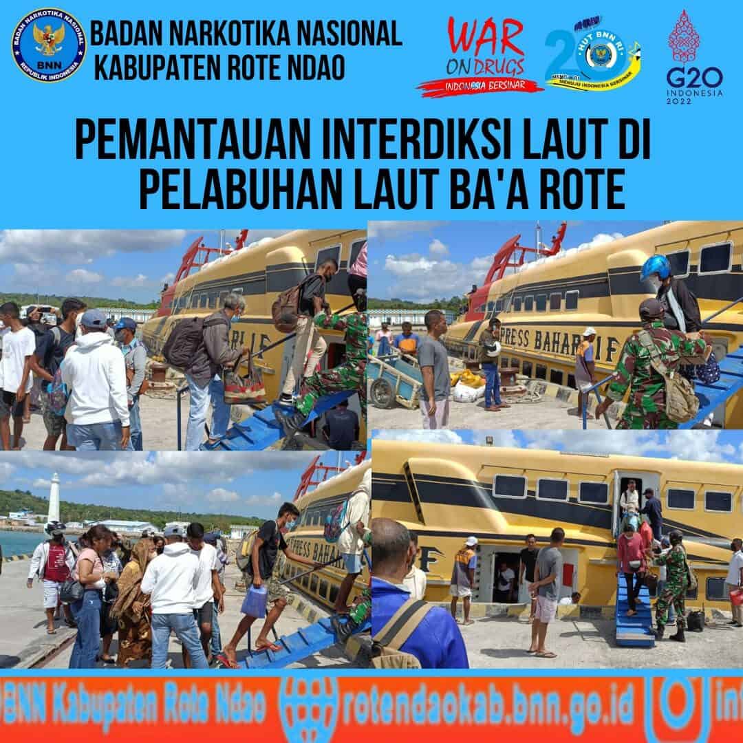 Seksi Pemberantasan Melaksanakan Pemantauan Interdiksi Laut di Pelabuhan Ba'a - Rote Ndao Seksi Pemberantasan Melaksanakan Pemantauan Interdiksi Laut di Pelabuhan Ba’a – Rote Ndao