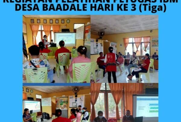 Melakukan Kegiatan Pelatihan Petugas Rehabilitasi.