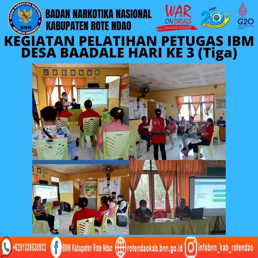 Melakukan Kegiatan Pelatihan Petugas Rehabilitasi. Melakukan Kegiatan Pelatihan Petugas Rehabilitasi.
