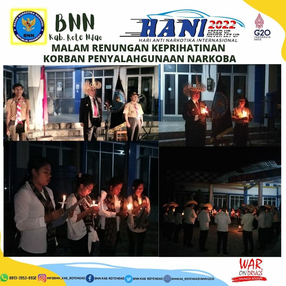 Malam renungan keprihatinan korban penyalahgunaan narkoba Malam renungan keprihatinan korban penyalahgunaan narkoba