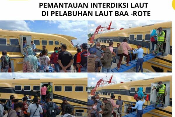 Seksi Pemberantasan Melaksanakan Pemantauan Interdiksi Laut di Pelabuhan Ba’a – Rote Ndao