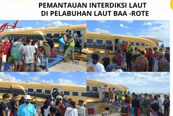 Seksi Pemberantasan Melaksanakan Pemantauan Interdiksi Laut di Pelabuhan Ba’a – Rote Ndao