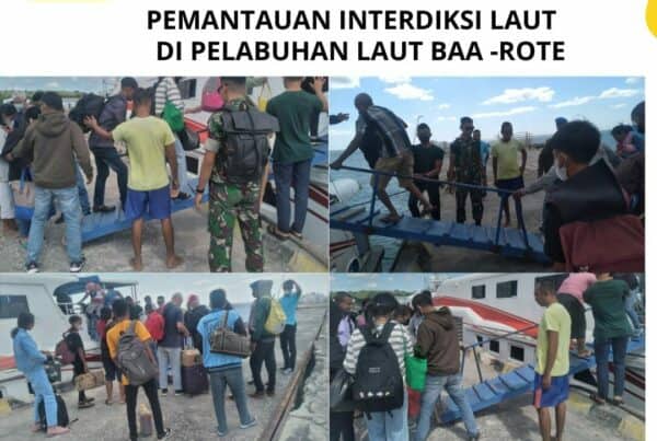 Seksi Pemberantasan Melaksanakan Pemantauan Interdiksi Laut di Pelabuhan Ba’a – Rote Ndao