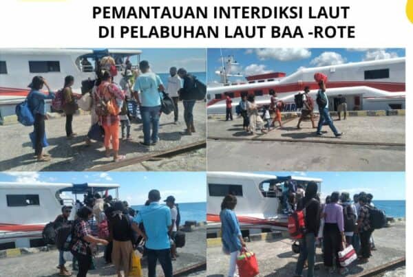 Seksi Pemberantasan Melaksanakan Pemantauan Interdiksi Laut di Pelabuhan Ba’a – Rote Ndao