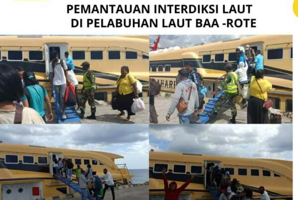 Seksi Pemberantasan Melaksanakan Pemantauan Interdiksi Laut di Pelabuhan Ba’a – Rote Ndao