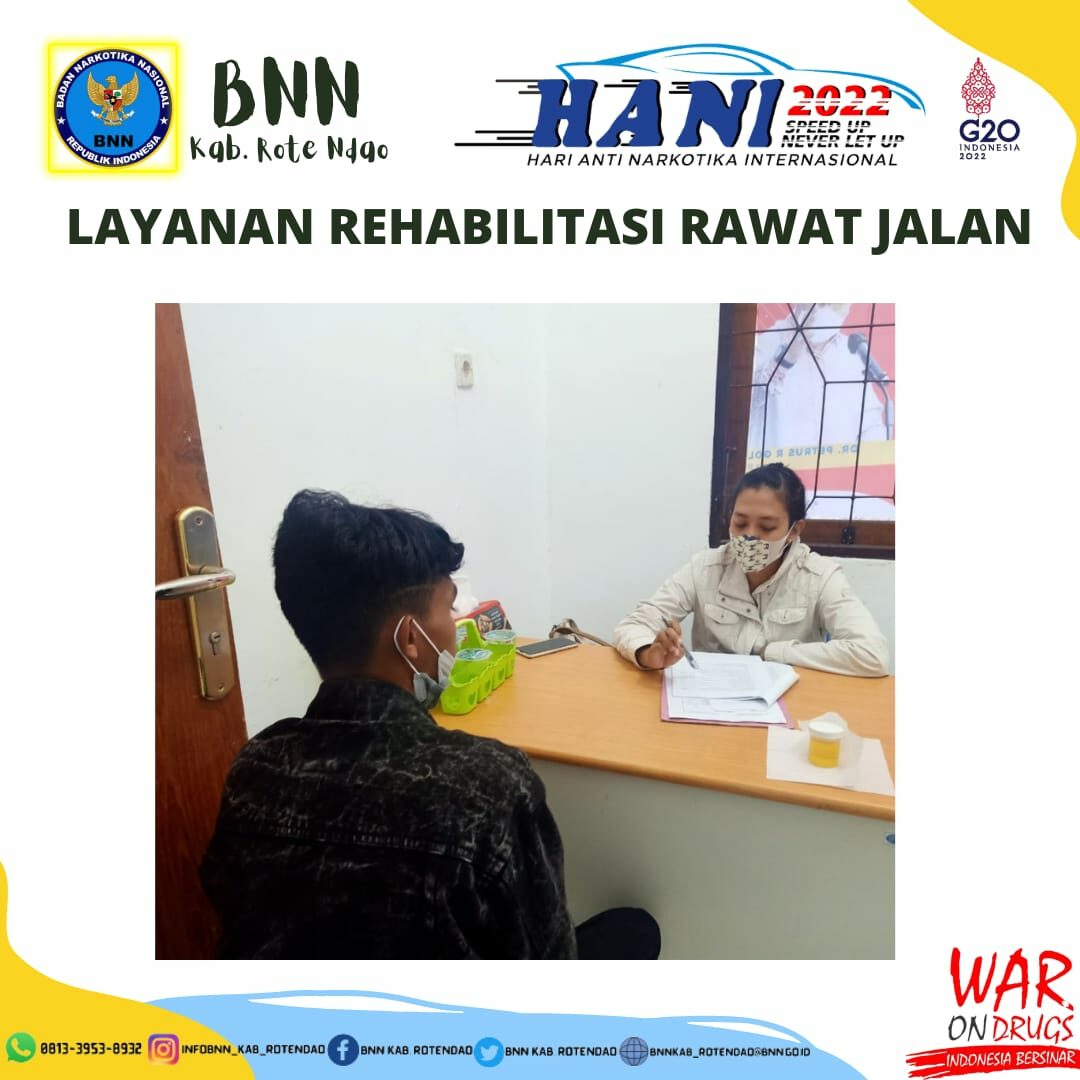 Layanan Rehabilitasi Rawat Jalan di Klinik Pratama BNNK Rote Ndao Layanan Rehabilitasi Rawat Jalan di Klinik Pratama BNNK Rote Ndao