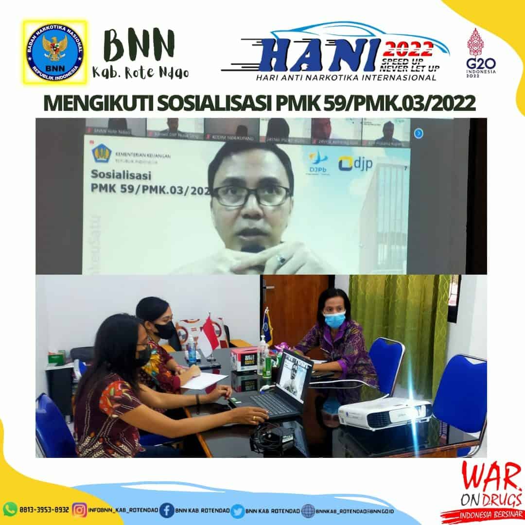 Mengikuti Sosialisasi PMK-59/PMK.03/2022 Mengikuti Sosialisasi PMK-59/PMK.03/2022