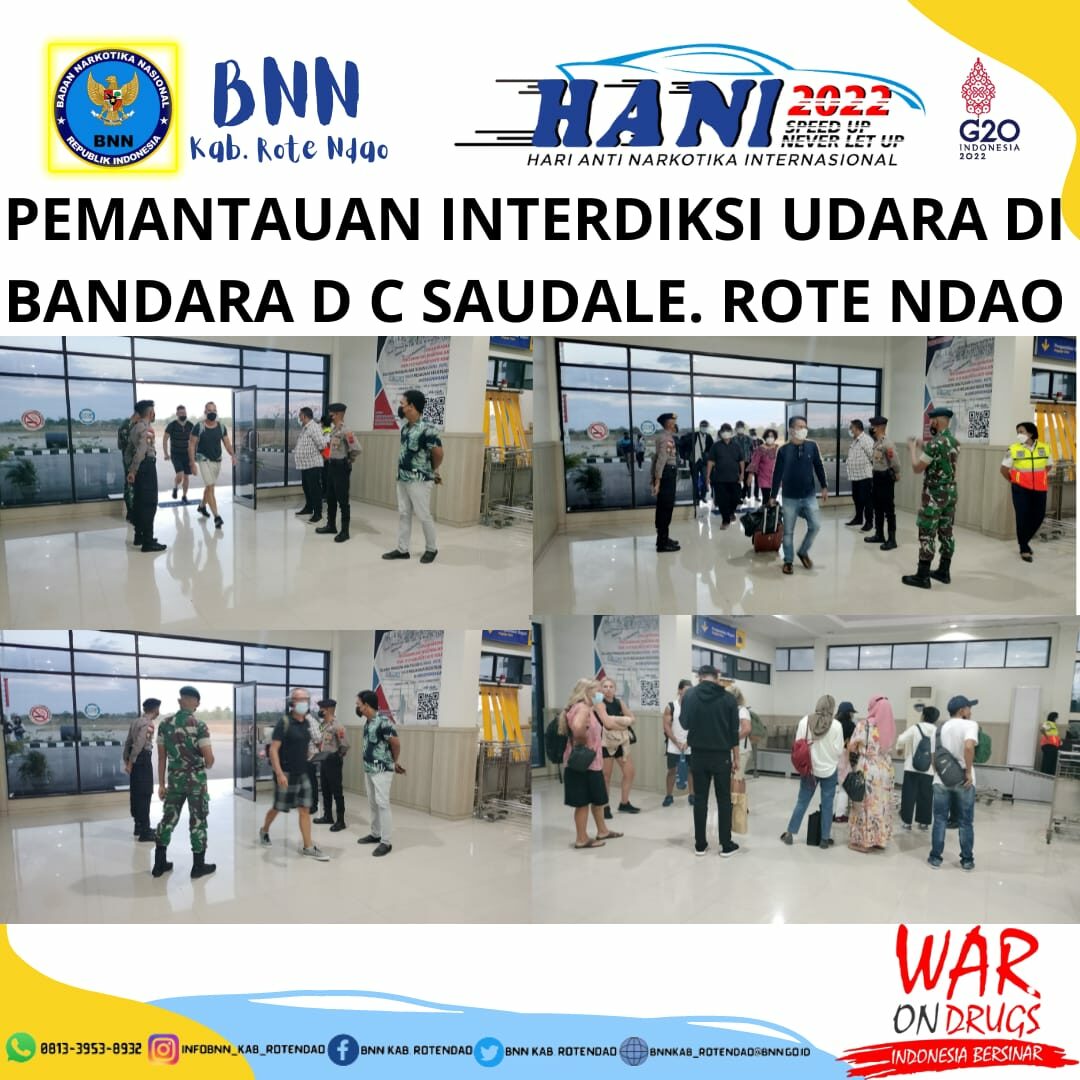 Seksi Pemberantasan Melaksanakan Pemantauan Interdiksi Udara di Bandara D.C. Saudale Rote Ndao. Seksi Pemberantasan Melaksanakan Pemantauan Interdiksi Udara di Bandara D.C. Saudale Rote Ndao.