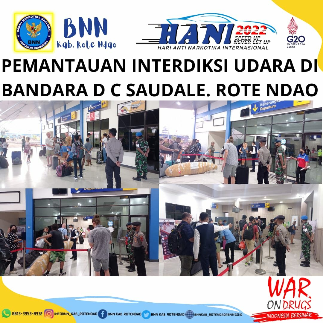 Seksi Pemberantasan Melaksanakan Pemantauan Interdiksi Udara di Bandara D.C. Saudale Rote Ndao. Seksi Pemberantasan Melaksanakan Pemantauan Interdiksi Udara di Bandara D.C. Saudale Rote Ndao.