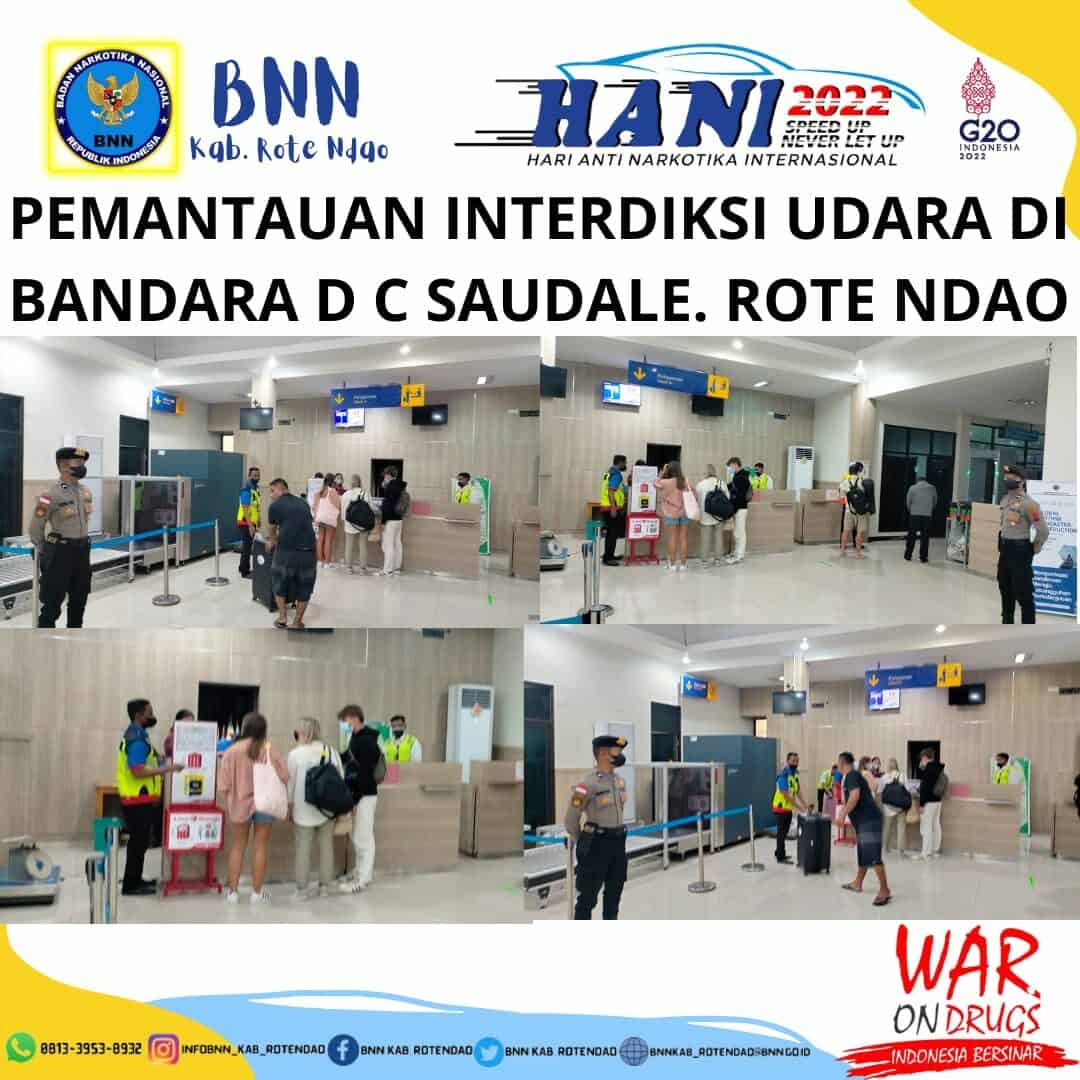Seksi Pemberantasan Melaksanakan Pemantauan Interdiksi Udara di Bandara D.C. Saudale Rote Ndao. Seksi Pemberantasan Melaksanakan Pemantauan Interdiksi Udara di Bandara D.C. Saudale Rote Ndao.